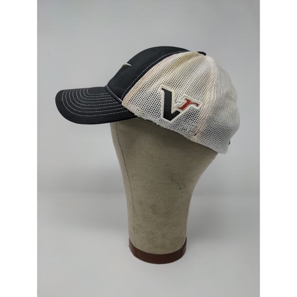 Nike Golf VR 20xi Mesh Back Fitted Hat Size M/L Black & White Embroidered Logo - Picture 4 of 12